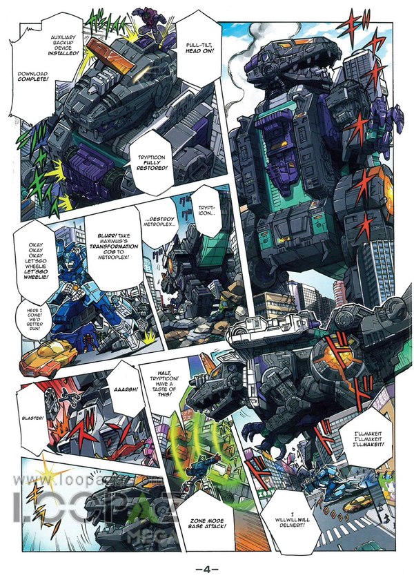 LG43 Dinosaurer Legends Trypticon Pack In Comic Full Translation 43 (4 of 6)